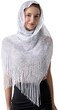 vimate Sparkling Metallic Shawls and Wraps for Evening Party Formal Dresses Wedding Bridesmaid (with Free Scarf Buckle)