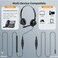 MAIRDI Cisco Headset with Noise Cancelling Mic for Call Centers Offices Home Phones Compatible with Jabra Cisco 7940 7941 7942 7945 7960 7961 7965 7970 7971 Including 3.5mm Connector for Cell Phone
