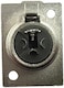 CERRXIAN XLR 3 Pin Female Jack Socket Keystone Wall Plate Panel Mount Audio Microphone Connector Adapter Converter (2-Pack)