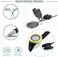 FitTurn Charger for Suunto Ambit, Power Cable for Suunto Ambit/Ambit2/S/Ambit 3 Run Sports Watch and GPS Track Pod Watch Replacement USB Charge Charging Cable Wire Cord Dock Clip Data Sync for SUUNTO