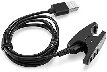 FitTurn Charger for Suunto Ambit, Power Cable for Suunto Ambit/Ambit2/S/Ambit 3 Run Sports Watch and GPS Track Pod Watch Replacement USB Charge Charging Cable Wire Cord Dock Clip Data Sync for SUUNTO