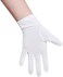 JISEN Men Police Formal Tuxedo Honor Guard Parade Nylon Cotton Gloves 26cm