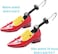 MISERWE Shoe Stretcher with Carrying Bag Adjustable Unisex Shoes Stretcher with 2 Air Purifying Bag(S)