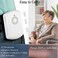 EverNary Caregiver Pager Wireless Nurse Alert Call Button System Portable Vibrating Pager for Home Patients Elderly School with 52 Ring Tones 2 Receiver &amp; 2 Emergency Transmitter (Include Belt Clip)