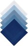 Selected Hanky 100% Pure Cotton Handkerchiefs with Stiching Assorted Color