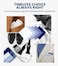 Selected Hanky 100% Pure Cotton Handkerchiefs with Stiching Assorted Color