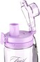 Christian Art Gifts Trust in The Lord Plastic Water Bottle, Purple