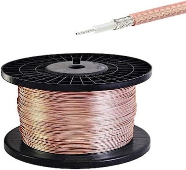 Eightwood Eightwood RG316 RF Coaxial Coax Cable 50 feet