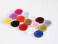 GANSSIA 5/8 Inch (15mm) 15 Colors Assorted Buttons for Sewing Flatback Button Multicolors 4 Holes Buttons for DIY Decoration Craft Pack of 300 PCS with Box