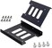 Mougerk SSD HDD Holder 2.5 to 3.5 Mounting Bracket Hard Drive Adapter (2 Pack) (Black)