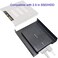 Mougerk SSD HDD Holder 2.5 to 3.5 Mounting Bracket Hard Drive Adapter (2 Pack) (Black)