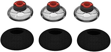 Wiki valley Voyager 5200 Eartips Replacement for Plantronics 5220 5210,Earbuds Ear Tips Eargels Foams for Plantronics Voyager Legend &amp; Pro Bluetooth Headset(Large Size)