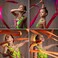 YGEOMER 12pcs Kids Rhythmic Dance Ribbons Gym Ribbons Streamers Dancing Streamers, Rotating Baton, for Kids Artistic Dancing