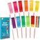YGEOMER 12pcs Kids Rhythmic Dance Ribbons Gym Ribbons Streamers Dancing Streamers, Rotating Baton, for Kids Artistic Dancing