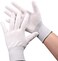 EHDIS Nylon White Working Gloves Labor Vinyl Wrap Gloves Non-slip PC Building Gloves