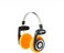YAXI EARPADS for Koss PORTAPRO (Orange)