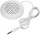 Zerone Pillow Speaker, 3.5mm Mini Pillow Speaker, Under Pillow Speaker for MP3 Phone Portable CD - White