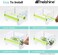 molshine 4 Pack Transparent Desktop Multi Washi Masking Tape Storage Dispenser,Tape Cutter,Tape Roll Holder (Not Include Masking Tape) (Beige)