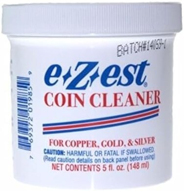 eZest 5oz e-Z-est Coin Cleaner for Gold Silver and Copper Coins