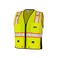 Kishigo ML 1513 Ultra-Cool Polyester Black Series Heavy Duty Vest, Medium, Lime