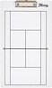 Murray Sporting Goods Dry Erase Coaches Clipboard   Double-Sided Dry Erase White Board