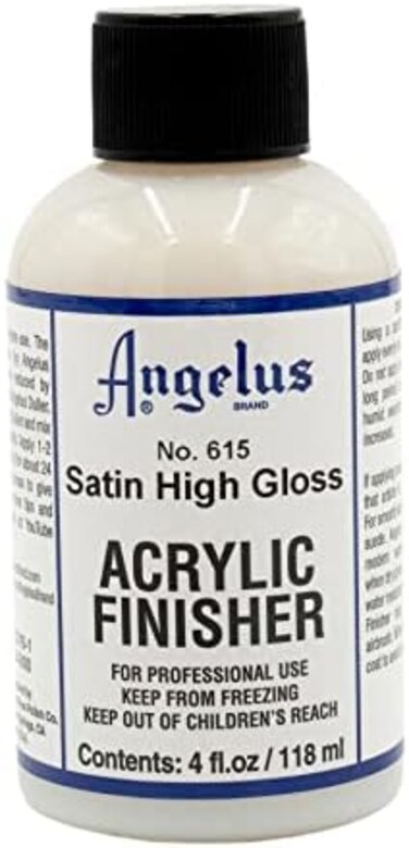 Angelus Brand Acrylic Leather Paint Satin Finisher No. 615-4oz