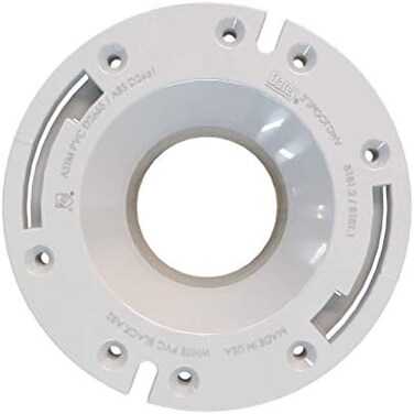 Oatey 3 in. PVC Spigot Fit Closet Flange with Plastic Ring