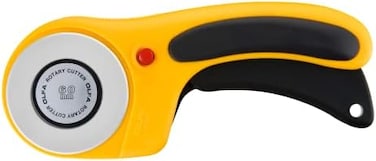 Olfa Deluxe Rotary Cutter, 60 mm, Yellow