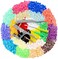 ilauke 400 Sets Snap Buttons with Snap Pliers T5 Plastic Snaps No-Sew Buttons Fastener Setter for Clothing Diapers Bibs Rain Coat Crafting