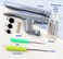 ilauke 400 Sets Snap Buttons with Snap Pliers T5 Plastic Snaps No-Sew Buttons Fastener Setter for Clothing Diapers Bibs Rain Coat Crafting