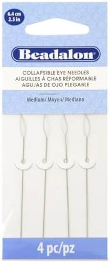 Beadalon Artistic Wire Beadalon Collapsible Eye Needles (2.5in, Medium)