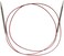 ChiaoGoo Red Lace Circular 60 inch (152cm) Stainless Steel Knitting Needle Size US 6 (4mm) 7060-6