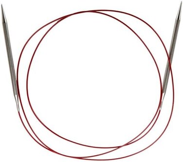 ChiaoGoo Red Lace Circular 60 inch (152cm) Stainless Steel Knitting Needle Size US 6 (4mm) 7060-6