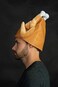 Rubie's Forum Novelties Men's Roasted Turkey Hat, Brown, One size