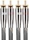 SKW Audiophiles RCA Cable 2RCA Male to 2RCA Male HiFi System Interconnect Cable with Diameter 7mm 3.2ft/1M