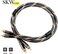 SKW Audiophiles RCA Cable 2RCA Male to 2RCA Male HiFi System Interconnect Cable with Diameter 7mm 3.2ft/1M
