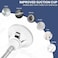 Mirrorvana VISION-360 Swivel Vanity Makeup Mirror with 1x &amp; 7x Magnification   360&Atilde;&sbquo;&deg; Rotating Angle and Height Adjustable Cosmetic Mirror, 7-Inch