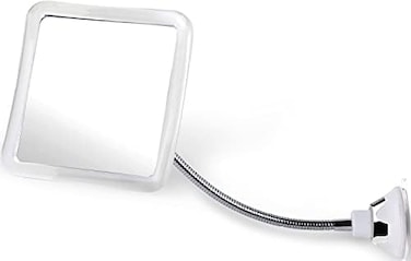 Mirrorvana VISION-360 Swivel Vanity Makeup Mirror with 1x &amp; 7x Magnification   360&Atilde;&sbquo;&deg; Rotating Angle and Height Adjustable Cosmetic Mirror, 7-Inch