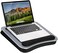 LapGear Memory Foam Lap Desk with Wrist Rest and Phone Holder - Medium - Silver Carbon - Fits up to 15.6 Inch Laptops and Most Tablet Devices - Style No. 91335