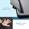 LapGear Memory Foam Lap Desk with Wrist Rest and Phone Holder - Medium - Silver Carbon - Fits up to 15.6 Inch Laptops and Most Tablet Devices - Style No. 91335