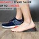 Burlingham's Height Increase Insole, Shoe Lifts for Men and Women (2 Inch) Elevated, Cushioned Heel Inserts and Arch Support Insoles   Lifted, Supportive Comfort and Breathable Black, Black, 2.0