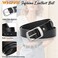WHIPPY Women Leather Belts for Jeans Pants Fashion Dress Belt for Women with Solid Pin Buckle