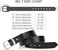 WHIPPY Women Leather Belts for Jeans Pants Fashion Dress Belt for Women with Solid Pin Buckle