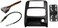 Custom Install Parts Jeep Liberty 2003 2004 2005 2006 2007 Aftermarket Double Din Radio Installation Dash Kit Bezel + Standard Wire Harness &amp; Antenna Adapter