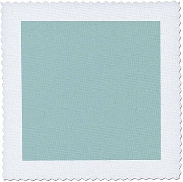 3dRose Plain Mint Blue - Solid Color - Light Turquoise-Grey-Gray - Modern Contemporary Simple Pastel Teal - Material Fabric Quilt Square, 12 by 12-Inch (qs_159844_4)