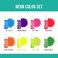 S&middot;E&middot;I S.E.I. Neon Tie Dye Kit, Fabric Spray Dye, 8 Colors