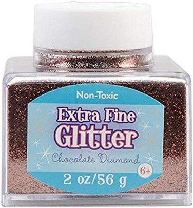 Sulyn 2oz. Glitter Stacker Jar - Chocolate Diamond