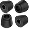 New bee Earphone Tips New Bee 12pcs Premium Replacement Earbud Tips Blocking Out Ambient Noise Memory Foam Earbuds Inner 4.9mm for Headphones with 5mm-7mm Tips (Black, 6 Pairs, S/M/L)