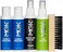 SHOE MGK MGK Complete Kit: Shoe Cleaner, Care, Water &amp; Stain Protection - Revitalize, Shield, and Freshen Sneakers, Leather, and Dress Shoes With Deodorizer, Black, Large