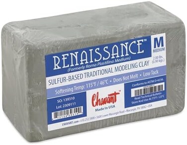 Sculpture House Roma Plastilina Modeling Material gray-green